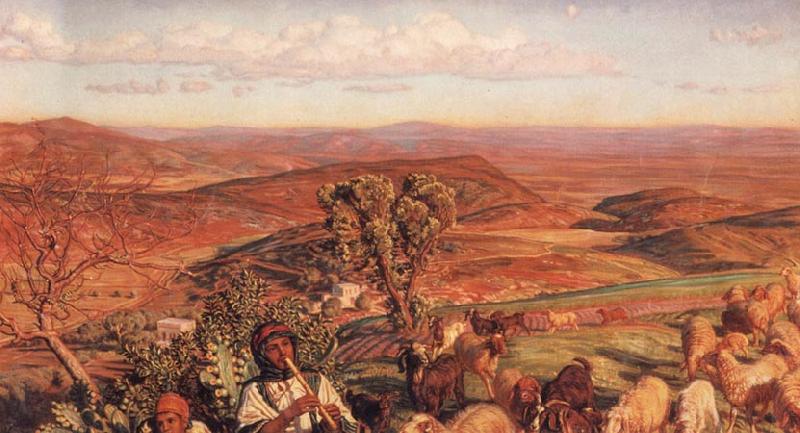 William Holman Hunt The Plain of Esdraelon from the Heights above Nazareth oil painting picture